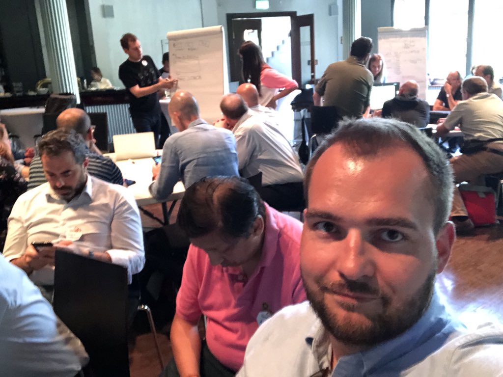 frontkom's tweet photo. We’re ideating new features for TP! Working on team capacity management together with @frontkom’s @janhelgehansen and @DaiBu at #TargetConf2018 @targetprocess https://t.co/36XB1SP6FS