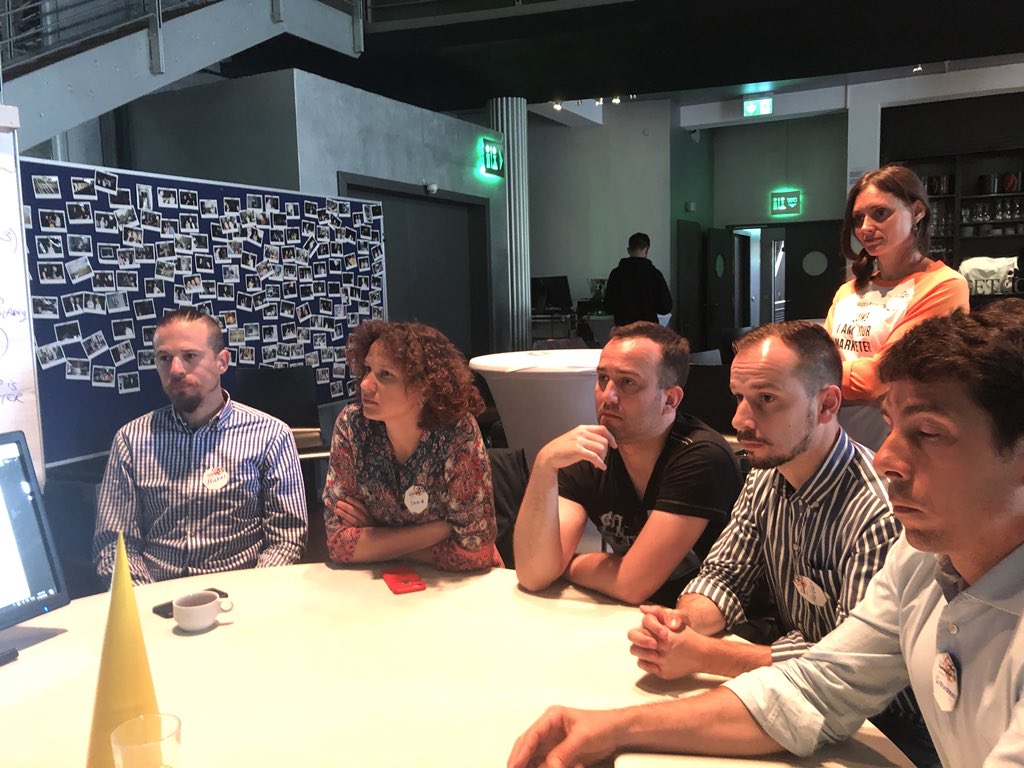 frontkom's tweet photo. We’re ideating new features for TP! Working on team capacity management together with @frontkom’s @janhelgehansen and @DaiBu at #TargetConf2018 @targetprocess https://t.co/36XB1SP6FS