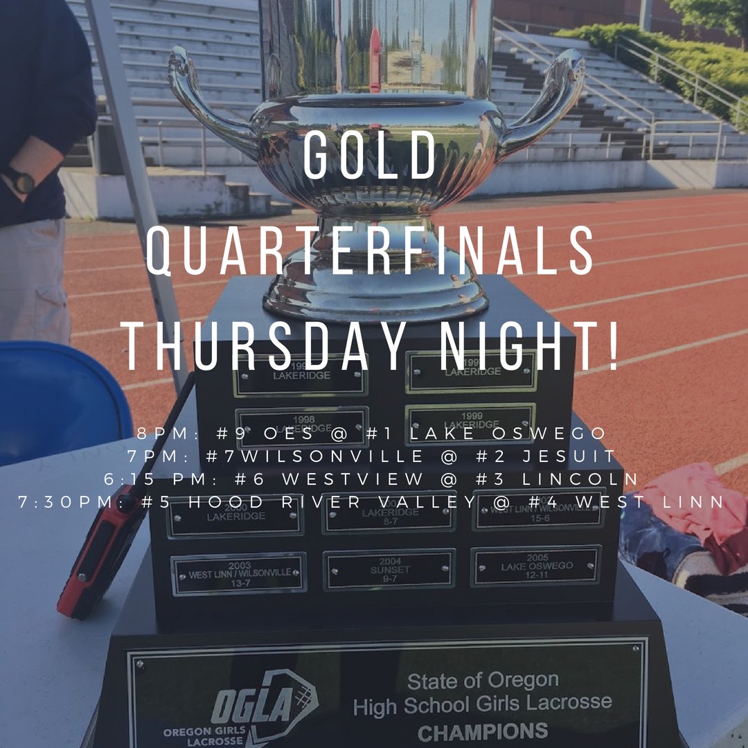 oregongirlslax's tweet photo. Tomorrow night is the next step in the chase for a state championship!   Gold Division Quarterfinals action, be there!  Get out and support your girls! https://t.co/3e2SMYio5M
