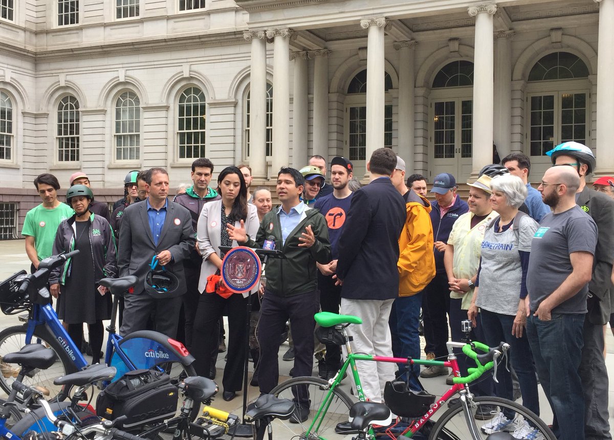 With the rapid growth of #bikenyc lanes and bike share — and not to mention <a href="/NYCCouncil/">New York City Council</a> member support — biking has become a part of the New York mainstream.