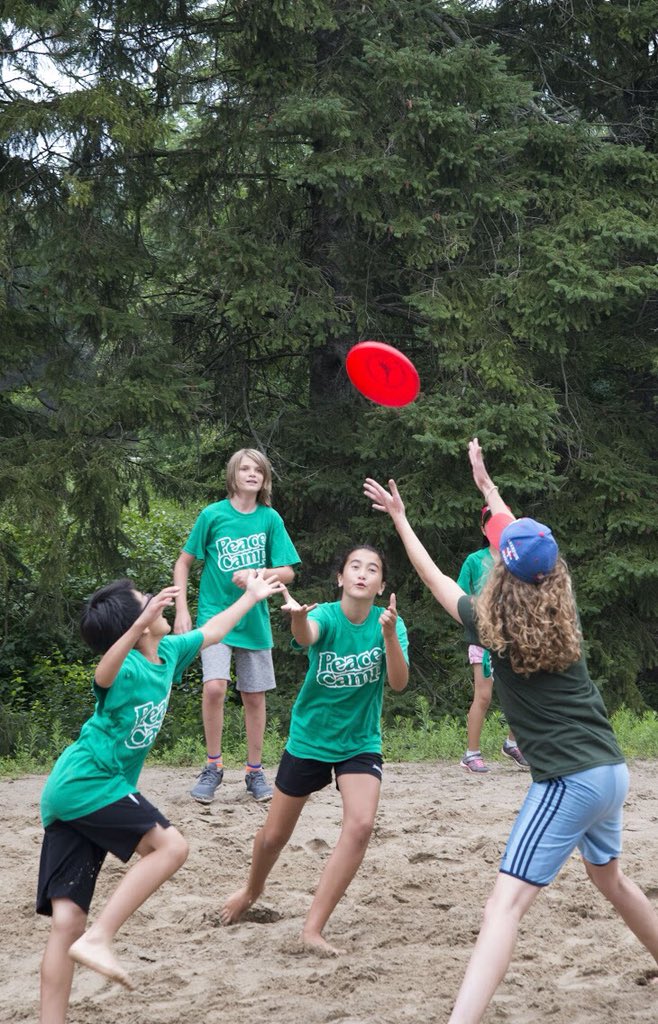We love games! Whether it’s  <a href="/9squareintheair/">9 Square in the Air</a> or <a href="/Spikeball/">Spikeball™ Inc</a>, there will be a game you’ll love at camp!