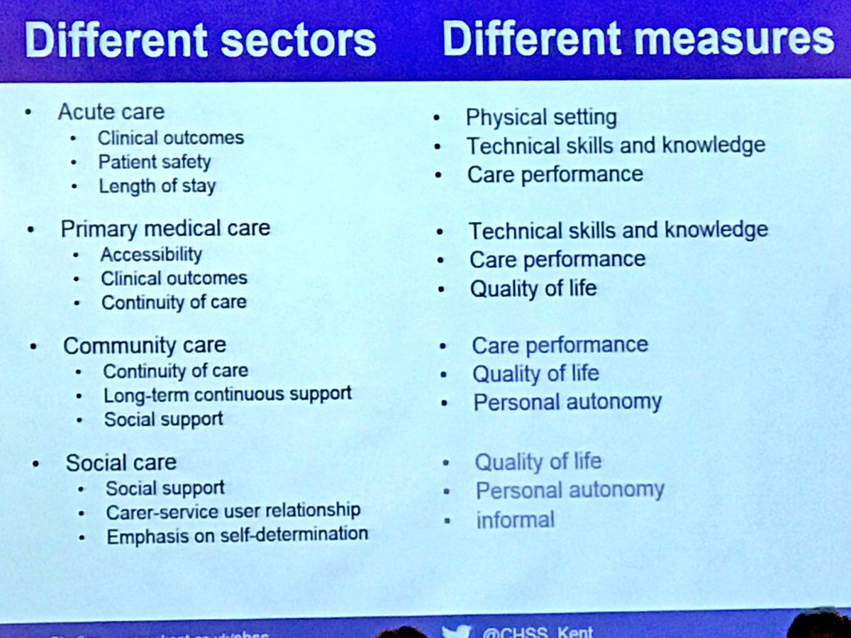 RowanM's tweet photo. @CHSS_Kent Stephen Peckham Perhaps we need to think more about the different ways we measure across different sectors - can feel fuzzy but we can still capture the important things #OBHC2018 https://t.co/LHeMEFysXx