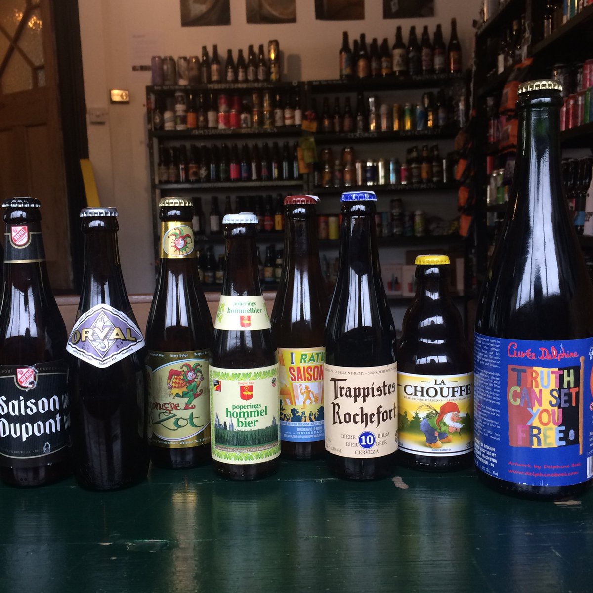 Love #Belgian beer? Welcome my friends 😍 Anything you want to see stocked, do let us know.... 👌#duchessedebourgogne <a href="/GueuzeTilquin/">Gueuzerie Tilquin</a> <a href="/3Fonteinen/">3 Fonteinen</a> #hannsens <a href="/petrussourbeers/">Petrus Sour Beer</a> #timmermans <a href="/rodenbachbeer/">Rodenbach</a> <a href="/HofTenDormaal/">Hof Ten Dormaal</a> #DeCam <a href="/oudbeersel/">Oud Beersel Brewery</a> <a href="/BrasserieDupont/">BrasserieDupont</a> #Orval <a href="/BrasserieSenne/">Bernard Leboucq</a> 🍻