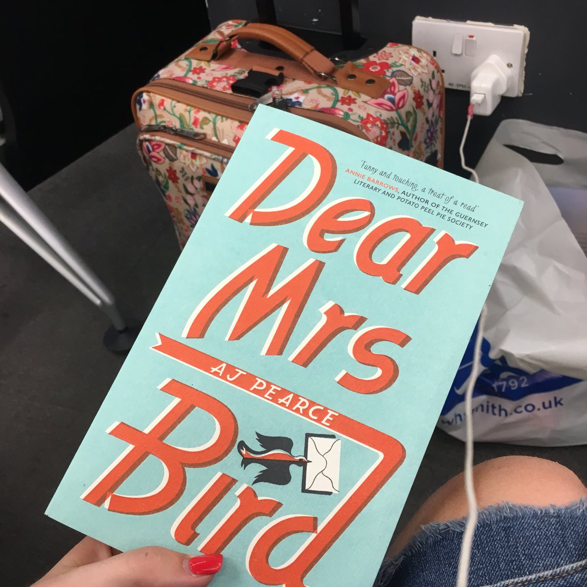 frankymaryjane's tweet photo. Leeds Bradford WHSmith book selection quite limited, but this caught my eye π #DearMrsBird by @ajpearcewrites βΊοΈβΊοΈ (also in the bag #WildLikeMe by @LouisePentland because Buy 1 get 1 Half Price so #whynot ) π https://t.co/QGBhJxBEdY