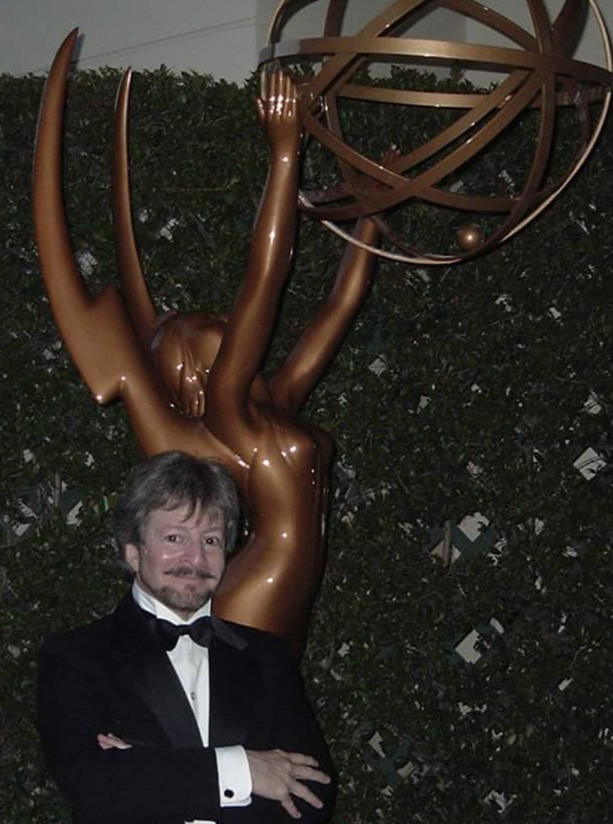 OneBrooks's tweet image. A little anniversary, 13 years ago I came home with the winged, golden girl, she’s still with me and the tux still fits. #Flashback #anniversary #Emmys #emmyawards #emmyawardwinner #writer #grateful #writerslife #wonderfulmemories