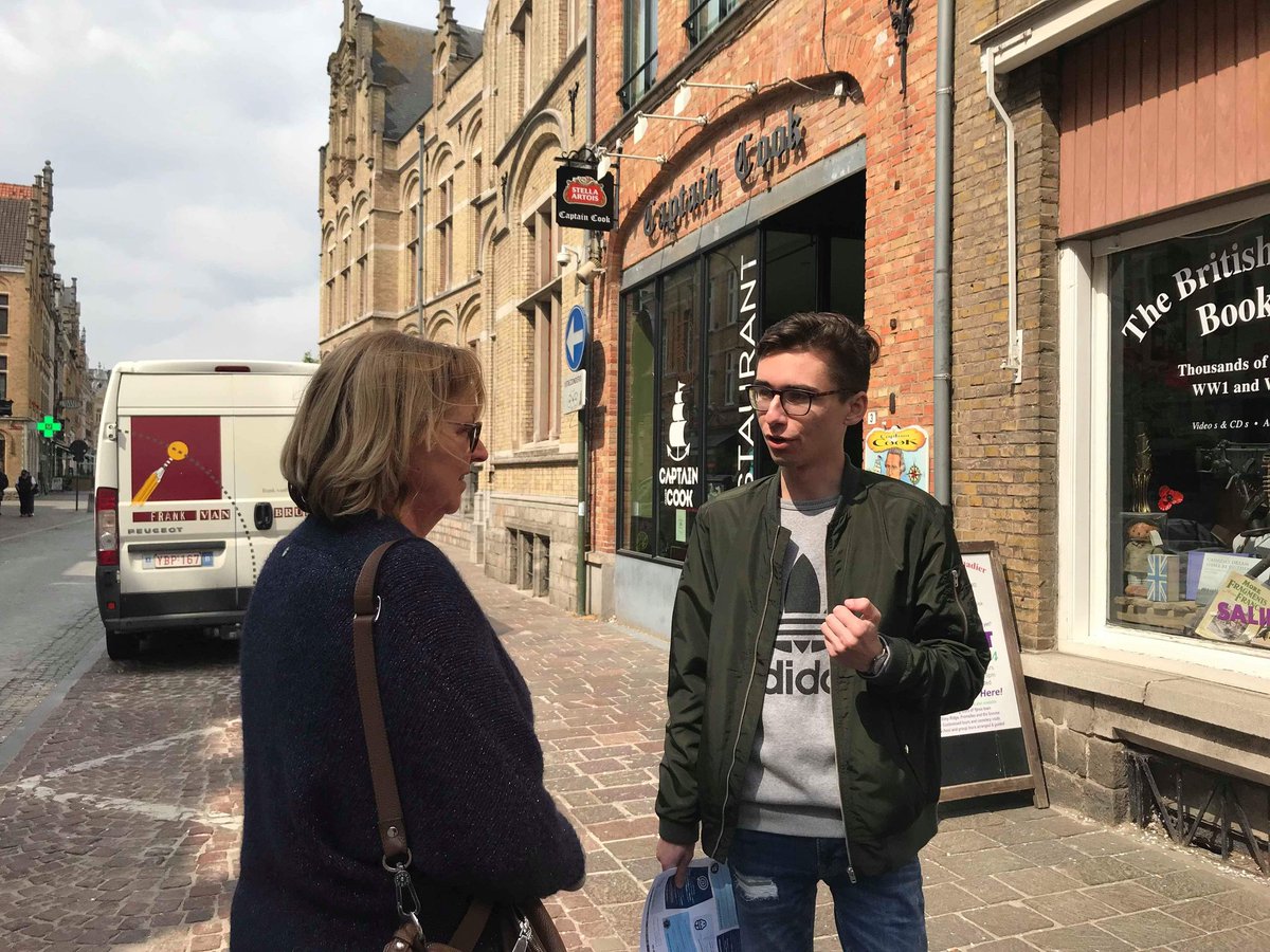 robbedemaitre's tweet photo. We spend the day in Ypres remembering the war and poet Guido Gezelle, you can find our work in the link below. It was a great experience working with the Chinese students 😁
#SeeMeRemember #G10
https://t.co/8Jm8JF7OWW https://t.co/jC7Sjo7VmT