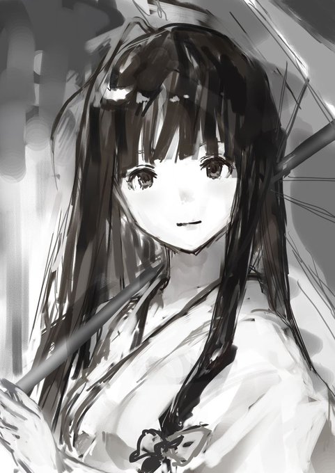 ラフ。梅雨になったら色塗る 