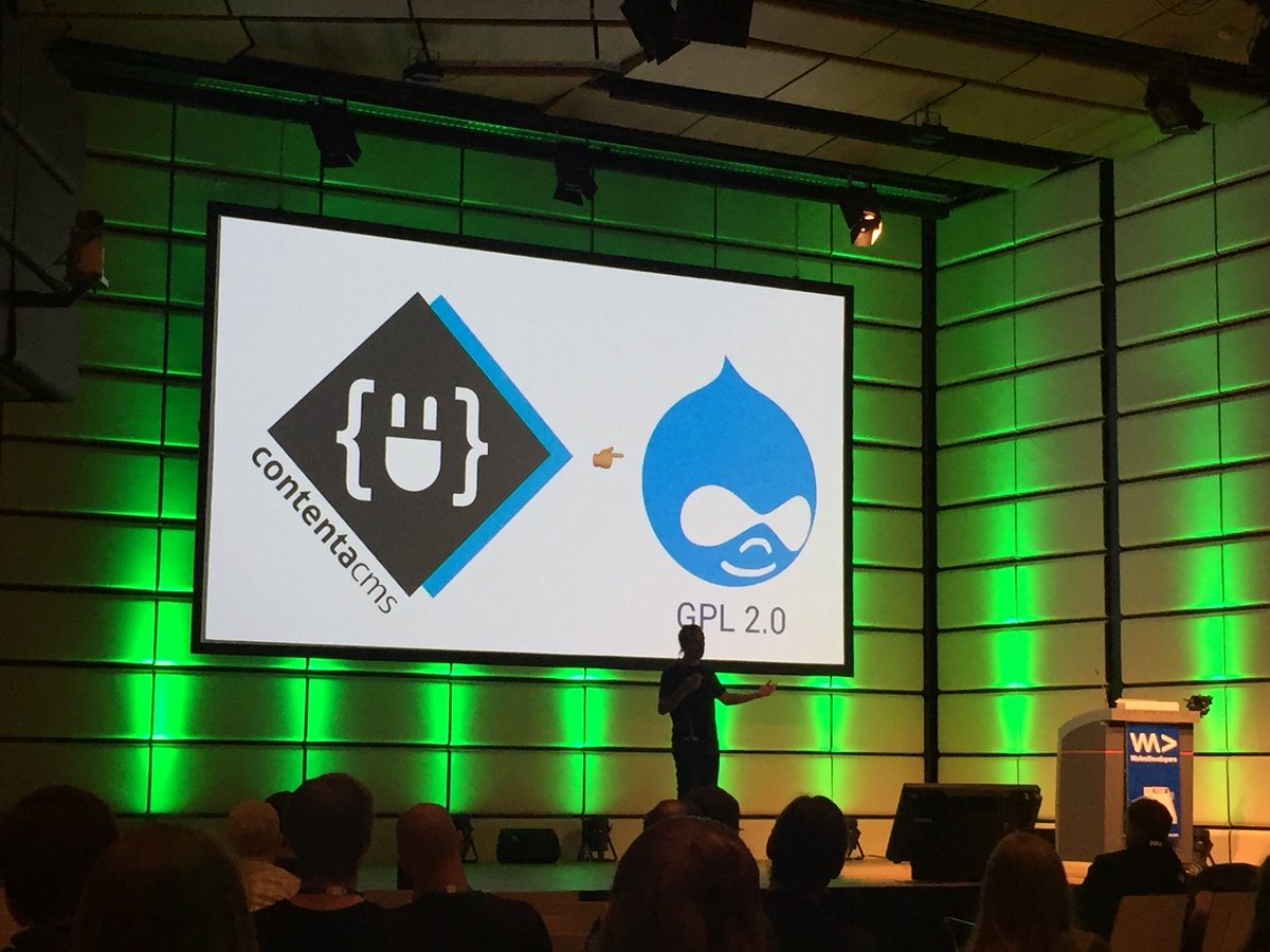contentacms's tweet image. Thanks for coming to the presentation about Contenta CMS at the #WeAreDevelopers2018 conference! What a conference!