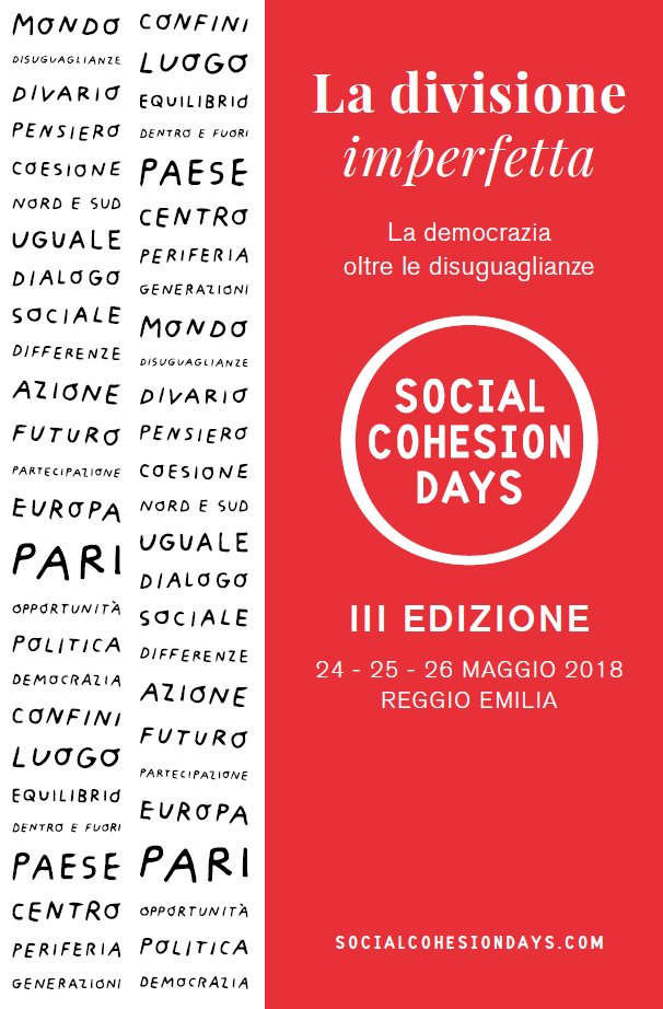 comunicazione45's tweet photo. Ritornano I Social Cohesion Days! https://t.co/EsERoipeSG #reggioemilia #eventi #coesionesociale #maggio2018 #teatro @CohesionDays https://t.co/ysJhMZk5aH