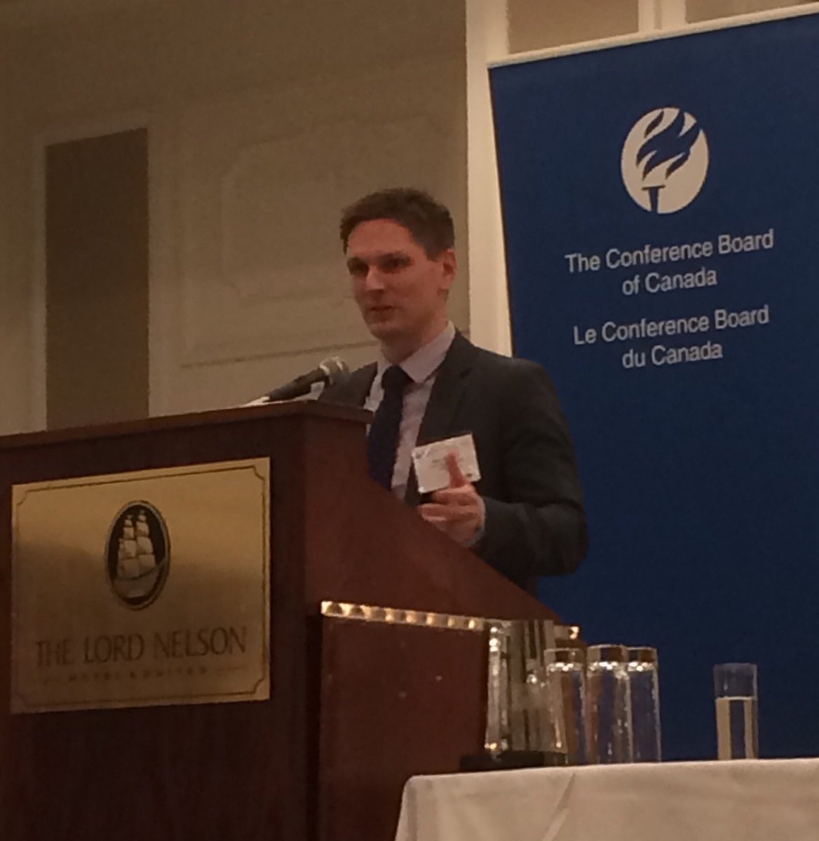 SBAtlantic's tweet photo. Thank you to Paul Preston from @ConfBoardofCda for the shout-out to us, identifying Springboard Atlantic as one of the drivers of #innovation in the region during the Nova Scotia’s Innovation Report Card session. We are very passionate about what we do and proud of our members. https://t.co/eYHqwTrmqm