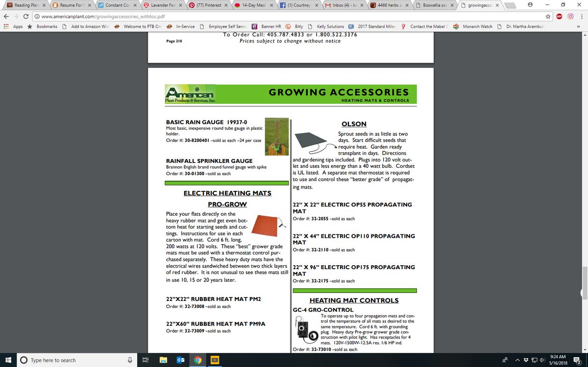 CourtneyKeck's tweet photo. Yesterday, I looked through the American Plant Products catalog for our greenhouse. https://t.co/gjolh39fIe