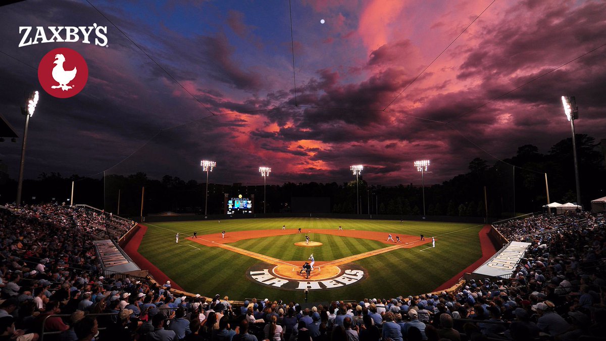 DiamondHeels's tweet photo. Two lucky winners have a chance to win a pair of tickets to watch Carolina Baseball take on Virginia Tech this Friday at 6 pm. Retweet for a chance to win courtesy of  
@Zaxbys. https://t.co/Fngro5B8qf