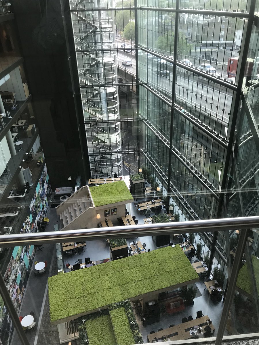 Deano_Johnston's tweet photo. At Microsoft in Paddington for a #WorldFMDay event organised by @BIFMISIG. Learnt about Edge Technologies new ideas for offices......&amp; confirmed I’m scared of heights https://t.co/9RZz27StY0