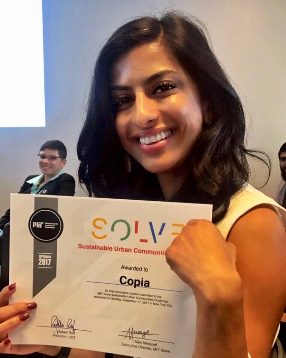 gocopia's tweet image. "When you are solving problems together, the vital fuel, trust, generates." We couldn't agree more w/ these words from MIT president, L. Rafael Reif, at today's @SolveMIT event. Our CEO & founder is at MIT this week representing Copia as an MIT Solver. #SolvingHunger #SolveAtMIT