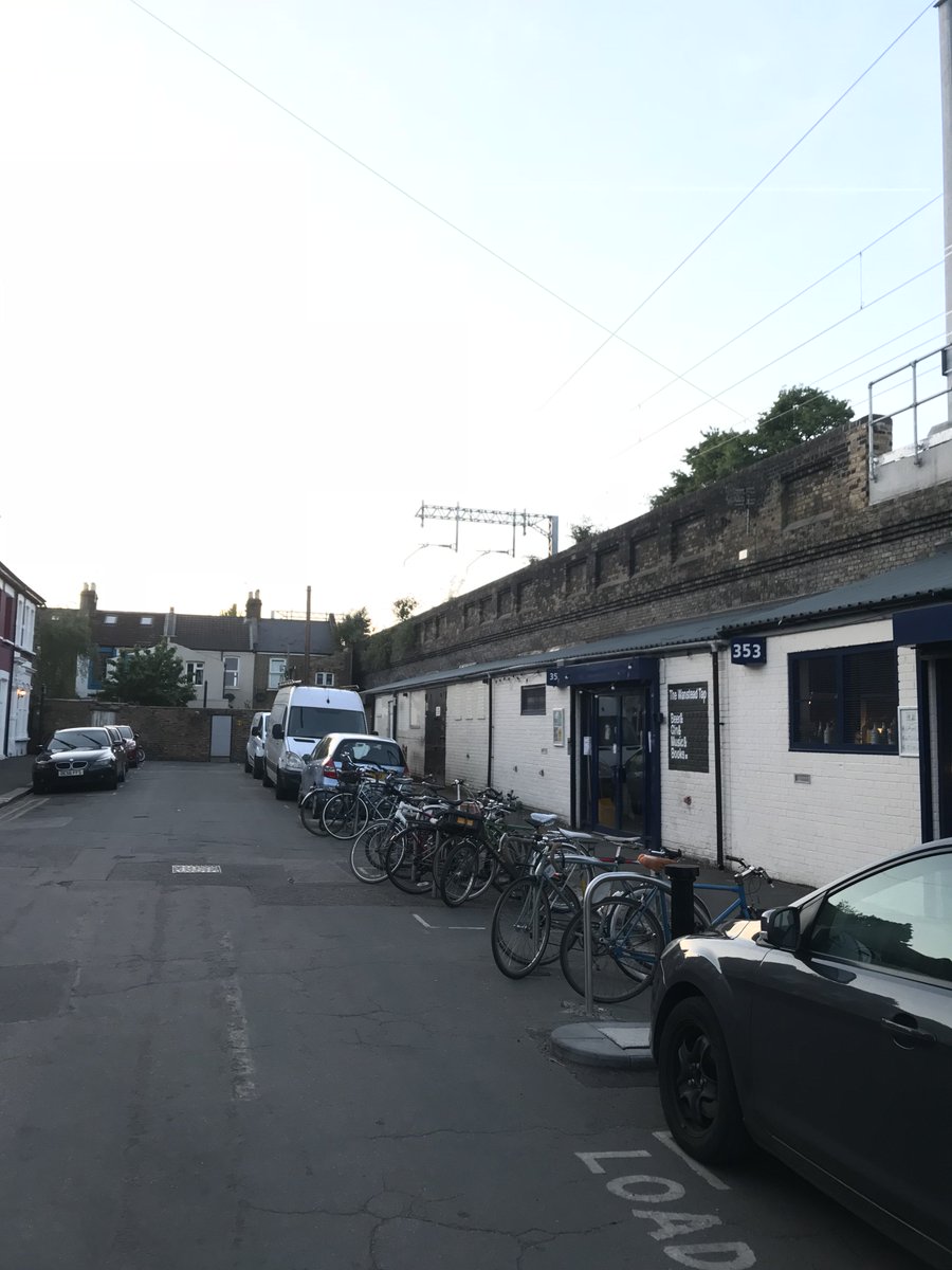 NewhamLS's tweet photo. @diaryofaminicab Bikes also use the roads so I’m not sure why docking points in the road would be an issue. You can fit a lot of bikes in the space taken by one parked car. Just taken this where 13 bikes parked in space of two cars. https://t.co/KFR5ynUbOu