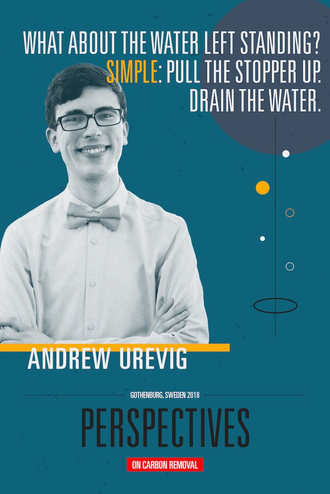 carbon_180's tweet photo. Meet @aurevig. He's studying #scicomm at Univ of Minnesota, a seasoned journalist, and one of the students headed to the Sweden #negativeCO2 conference. His take on carbon removal? Climate=sink, and the sink is overflowing. https://t.co/I8gEBwFcMh