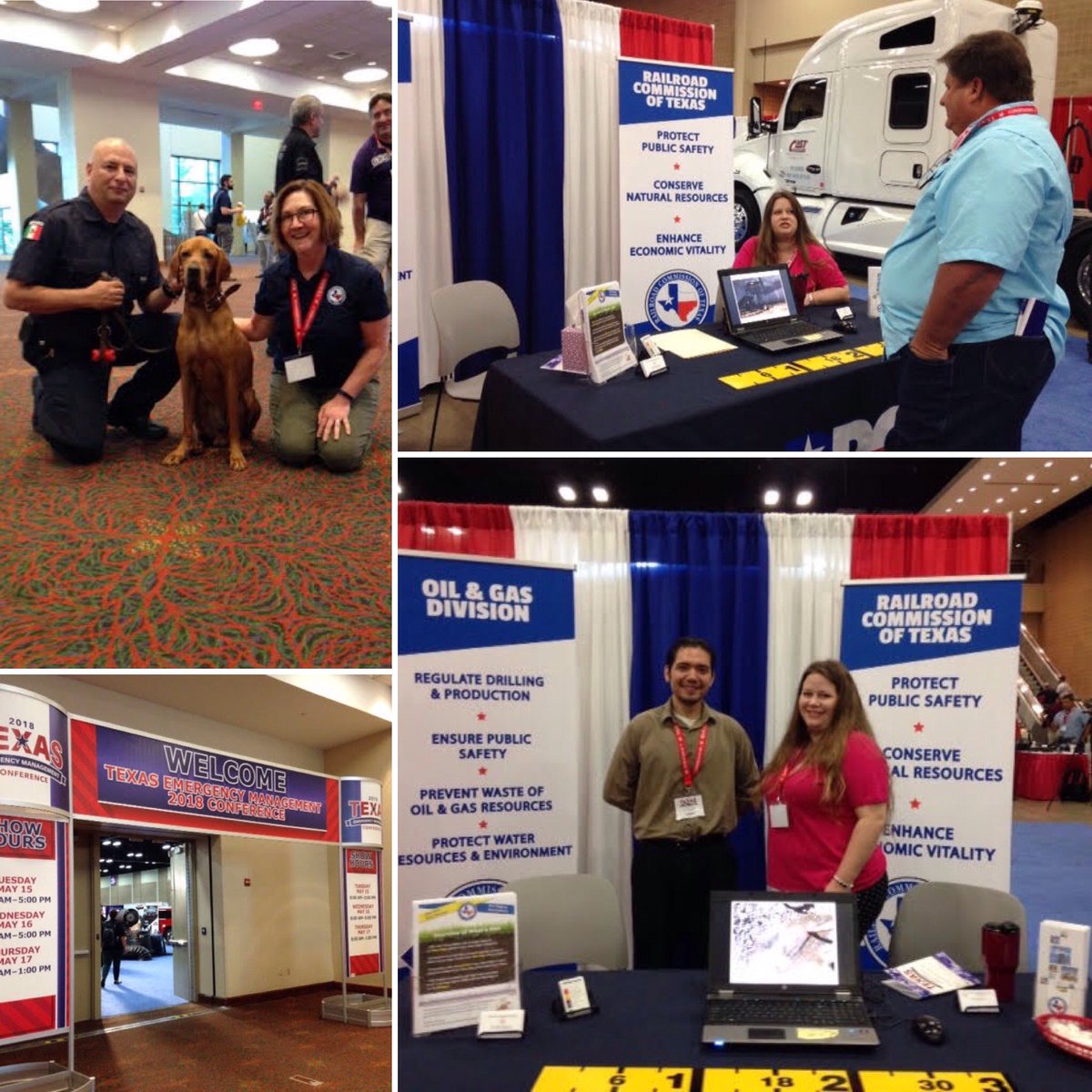txrrc's tweet photo. @TxRRC staff connect with emergency leaders and the public to discuss disaster prep at the #Texas Emergency Management Conference in #SanAntonio
@TDEM #TEMC2018 #HurricanePrep https://t.co/Iqu2qc30Hz