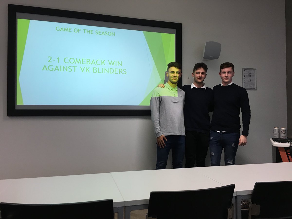 sportlesbianfc's tweet photo. The award for Game of the Season, presented by Bread Boy, and the winner is.. the 2-1 comeback win against @VKBlinders! @SamEmirali pulling off the Mbappe celebration after the winner was different gear. Timmo also tried to fight the ref and turns out VK’s were alright in the end https://t.co/xyQGZJKFmN