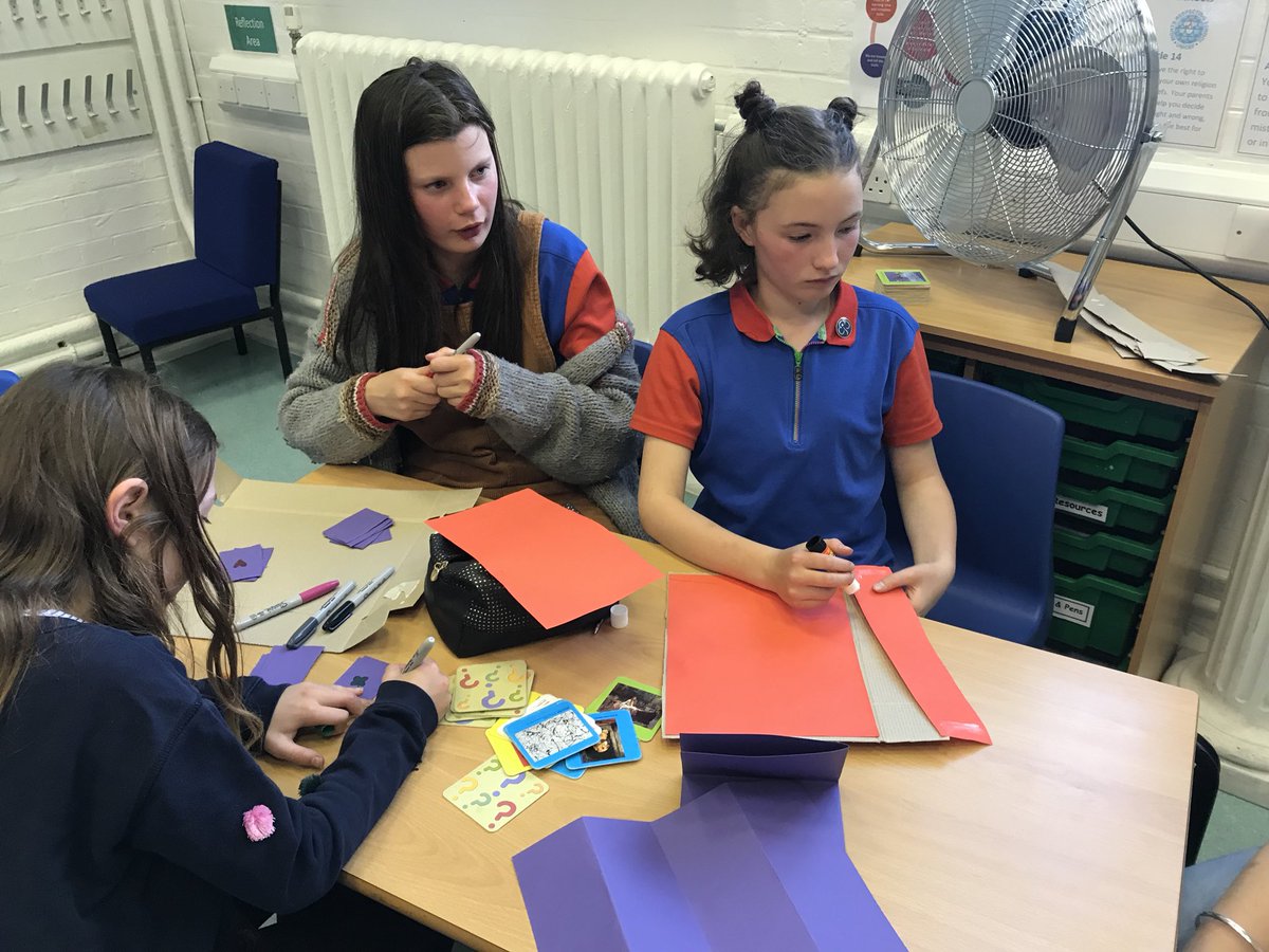 FirstHcknyGuide's tweet photo. Making our own board games tonight and playing some of our favourite ones! #girlguiding #fun #creativity https://t.co/4h7S1aVEU8