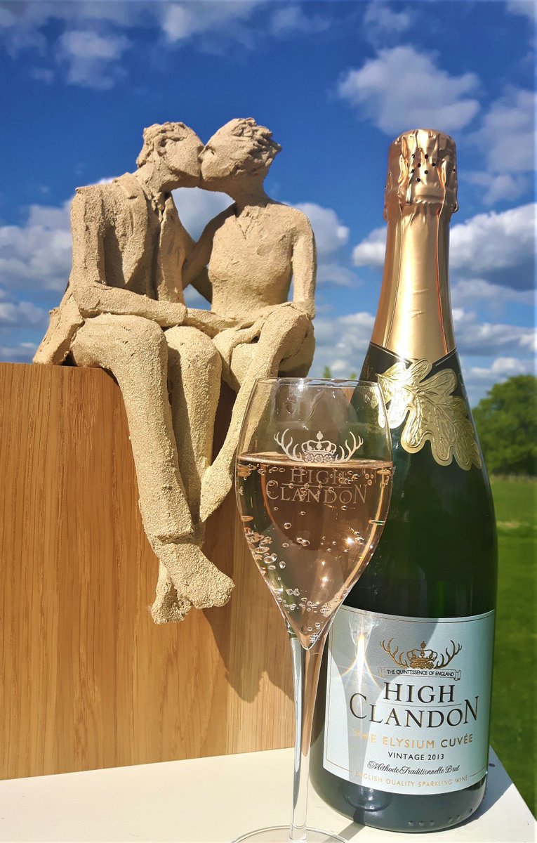Exciting! Preparations for Art in the Vineyard &amp; the official launch of The Elysium Cuvée are in full swing.....beautiful sculptures &amp; works of art arriving daily at the cellar door.  We love this exquisite little sculpture 'The Kiss'  by Simon Conolly. Exhibition opens 27th May!