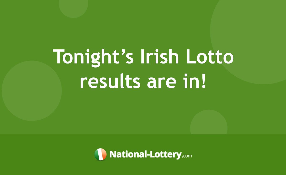 irish lotto twitter tonight