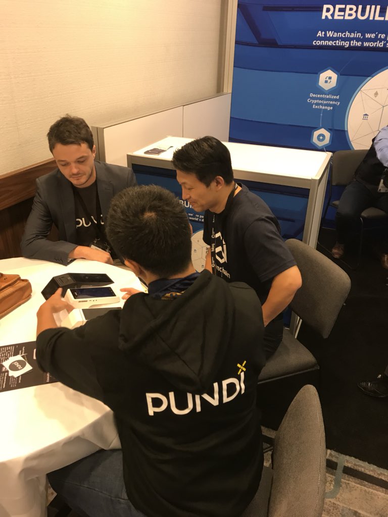 We are very pleased to announce a partnership with Pundi X (<a href="/PundiXLabs/">Pundi X Labs</a>). Jack had a productive meeting at #Consensus2018 today with Zac. We look forward to announcing more details in the near future.