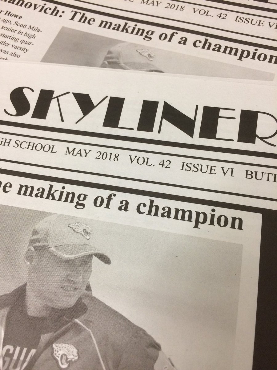 ButlerSkyliner's tweet image. The final issue of the school year is in and the reviews have been very positive! Grab your copy today!