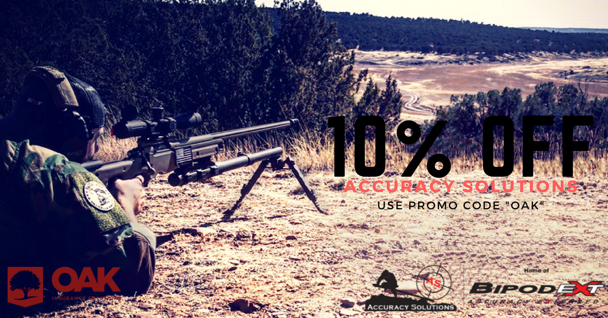 Oak_Insurance's tweet photo. It’s not a long shot, OAK Insurance offers solutions! We helped Accuracy Solutions, a company dedicated to providing high quality, precision products to the firearms community, obtain Property &amp; Casualty Business Owner’s coverage and we can help you too!
https://t.co/8WPfnEKfGv https://t.co/7BYGHAEMnI
