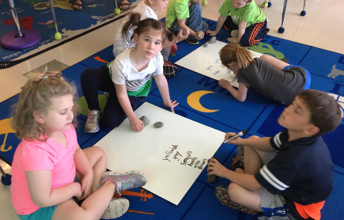 MJBall64's tweet photo. Our rock observations overlapped with our adjective work in Phonics!  Hence..two birds with one stone! https://t.co/tyayLAYsWK
