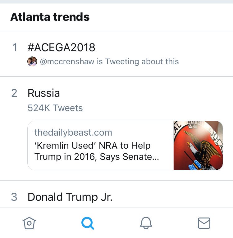 GA_DDCouncil's tweet photo. #ACEGA2018 is the Number 1 trending topic on Twitter in Atlanta right now! Keep the conversation going and spread the word about Autism supports in Georgia! https://t.co/pOaVwmUTSY