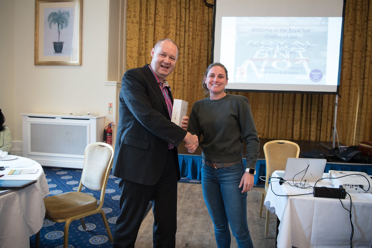 Thank you <a href="/MarkHorner/">Mark Horner</a> for our new iPad! What an amazing prize. Presented to us for welcoming 6+ new members into our chapter within an allotted time frame. Well done everyone! 😄