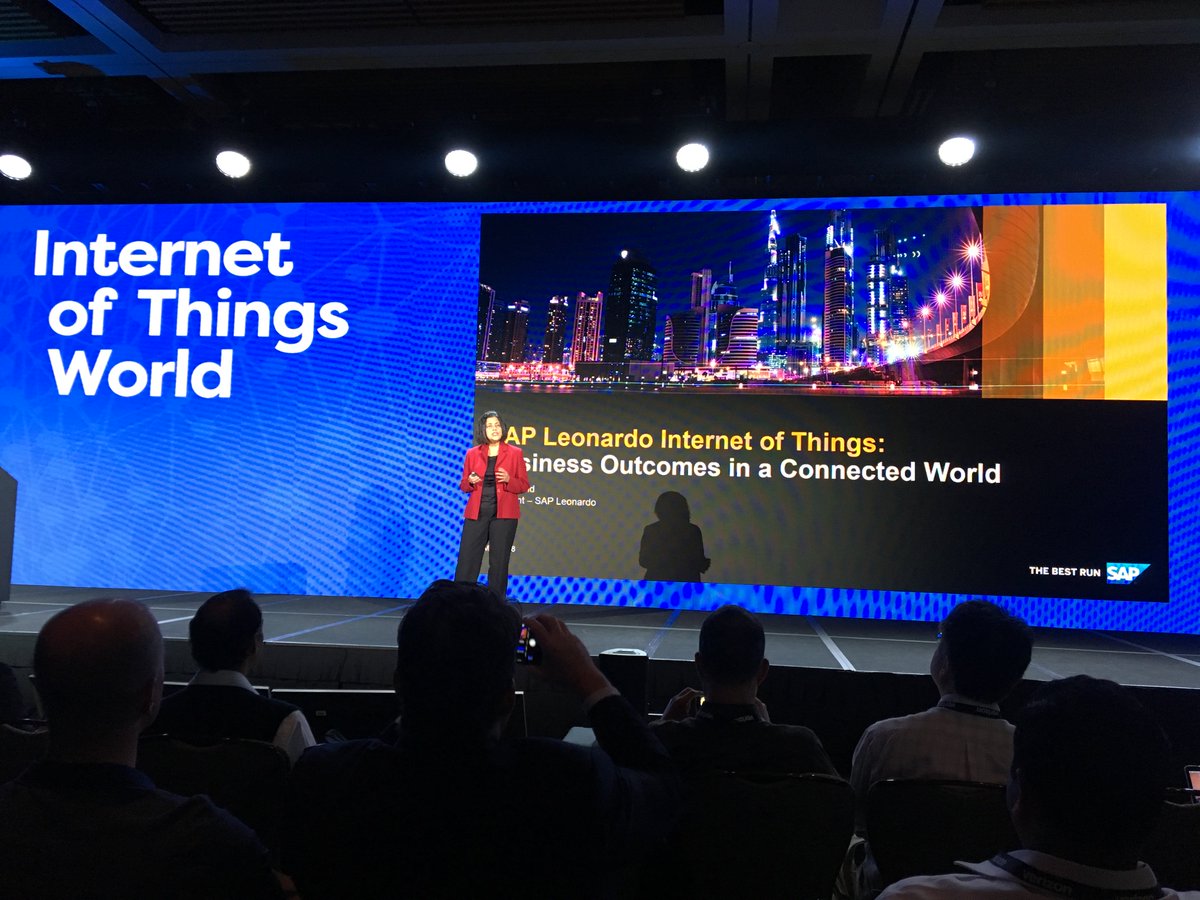 Yesterday during the keynote at #IoTWorld, I talked about how #IoT is a key enabler of digital transformation and is part of <a href="/SAPLeonardo/">SAP Leonardo</a> that powers the intelligent enterprise. #digitaltransformation #intelligententerprise