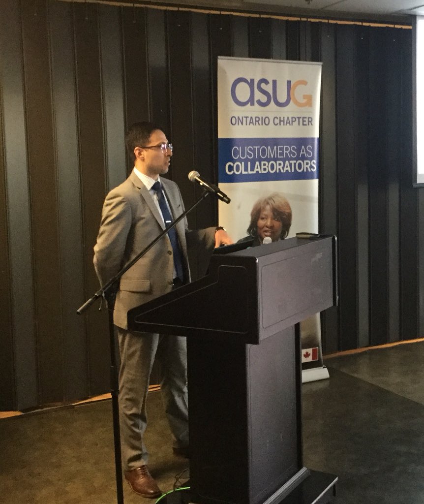 ASUG_Ontario's tweet photo. Great @SAPNextGen &amp; @asug_YPP outreach to CO-OP opportunities matching Students and Businesses at today’s #ASUG meeting in the @TRSMcareers. #TedRogersCoop https://t.co/n2ZhloIDuf
