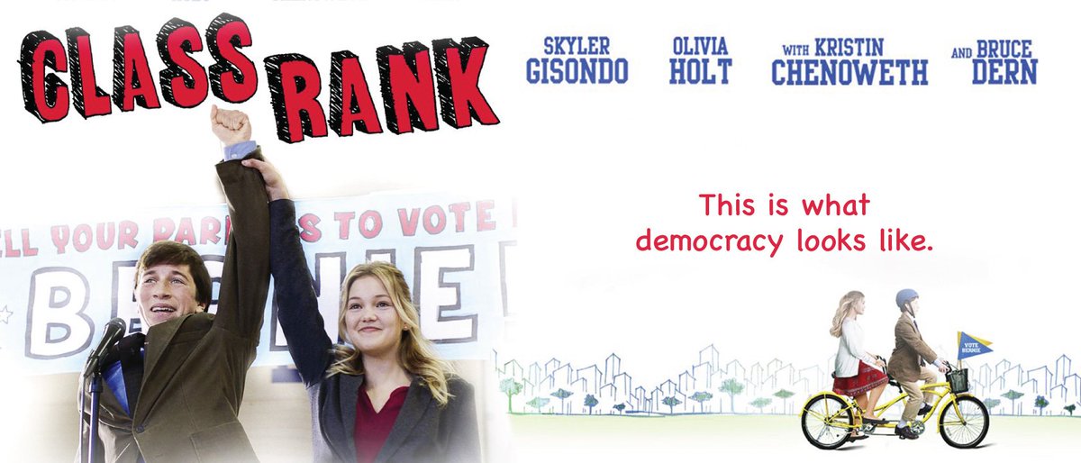 Two high-school outsiders join forces in an attempt to overtake the local school board. Guided by their families, they enter the perilous word of politics and, in the process, learn a thing or two about love. Watch the #newrelease #CLASSRANK on #hoopla! goo.gl/14q6Pa