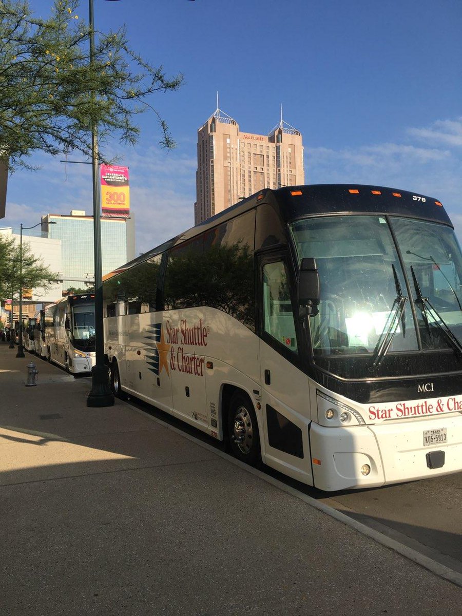 StarShuttleInc's tweet photo. Downtown fun with @CapersDMC. โ๏ธ๐
#StarShuttle #wegothedistanceforyou #transportationprovider #transportationservices #capersdmc #downtown #sanantonioforever #sa300 https://t.co/XPEE8bS2T7
