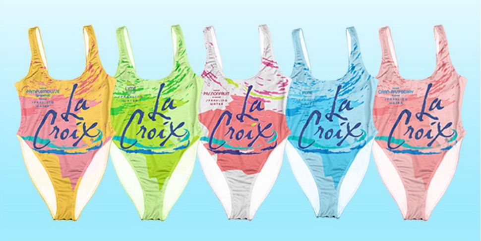 Cosmopolitan's tweet photo. LaCroix Bathing Suits Are Here and Trust Me, You're Going to Want One https://t.co/LpB2p4yugR https://t.co/wdNvahgl0m