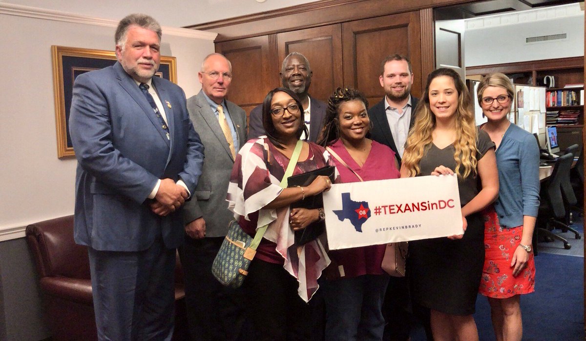 TXMasonry's tweet photo. Texas Masonry Council and @mcaa in Washington DC.  Thanks @RepKevinBrady  and staff for the great meeting. #TexasMasonry https://t.co/J6vV7T5cLv