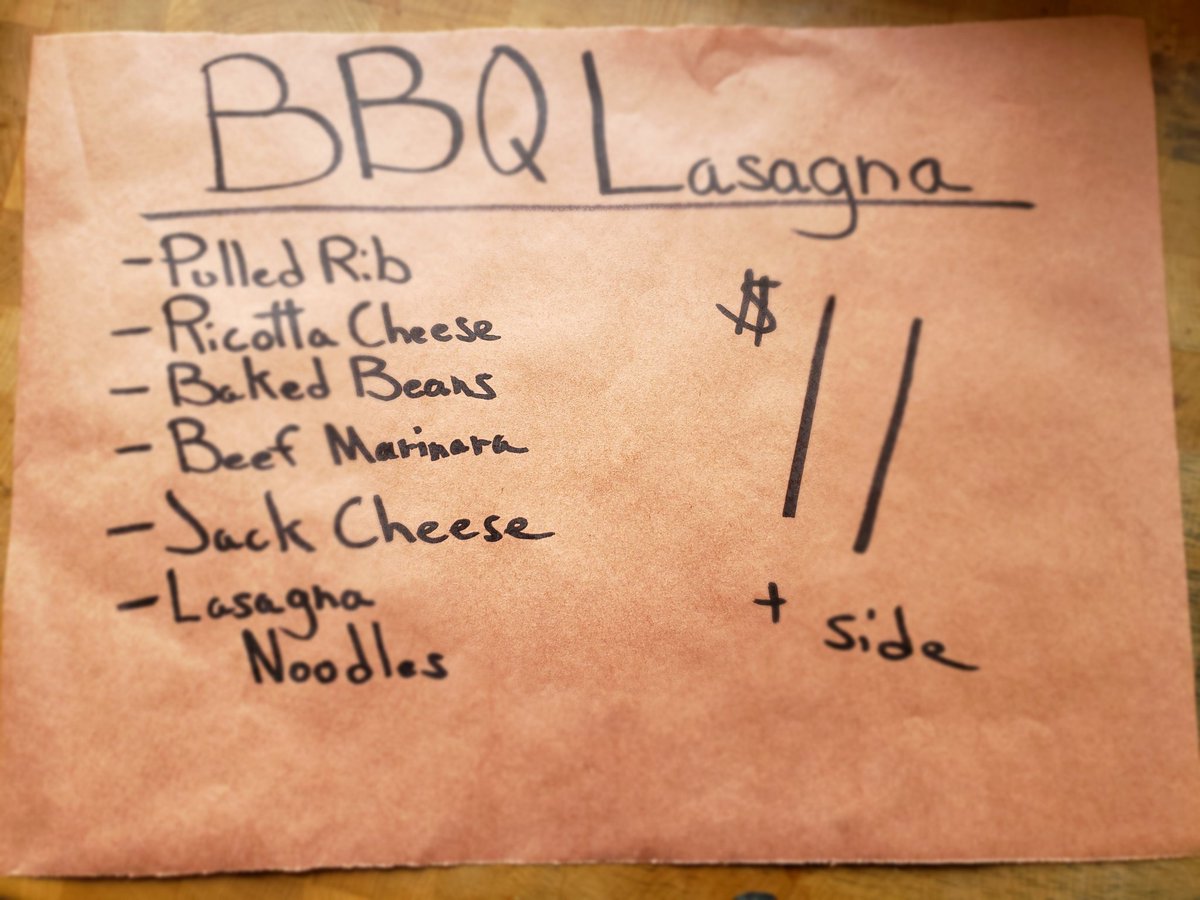 SugarfireStChuk's tweet photo. Hump day Specials #sushi #lazagna #smoke #bbq https://t.co/UB2d6uqeRd