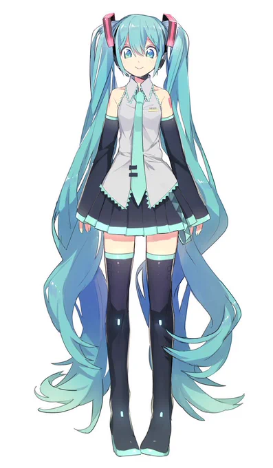 個人的なミクさんの全身のイメージ✨ 