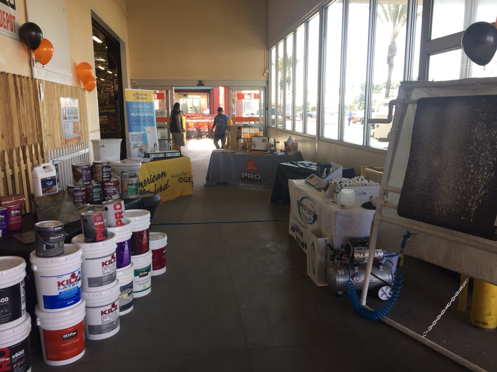 DCarlitozzz13's tweet photo. Here at the Upland Home Depot #1083 Pro Event. Come and join and learn about Sika and our latest product Rapid Patch !!!.@Sika_USA @NikkiJ6875 https://t.co/EvIYFojTA0