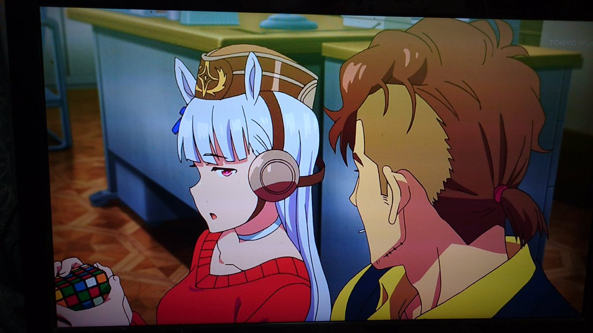 ほったん ウマ娘第８話で ゴルシ様ことゴールドシップにトレーナーが 好きなように走れ の言葉に アニメ では商売とか ルービックキューブをもっているイメージしかないゴルシ様だけどyoutubeで ぱかチューブを頑張れと トレーナーが思っているに違い