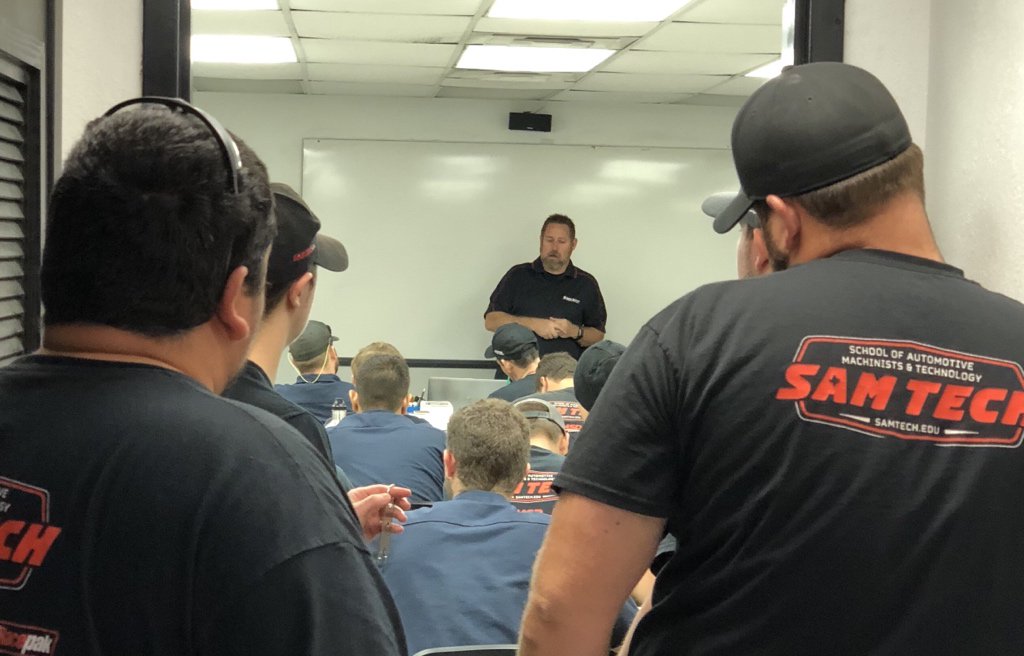 SAMTechEDU's tweet photo. Yesterday Nitrous Dave from @NitrousOutlet stopped by! Dave spent all day with us making sure every SAM Tech student from all our programs had a chance to hear his seminar. We canβt wait for your next visit
#nitrousoutlet #sprayitall #teamnitrousoutlet #nitrous #nitrousoxide #n2o https://t.co/XhRQHQR3oh
