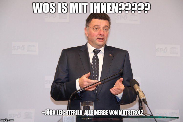SozialM's tweet photo. Hallelujah der neue Messias @jleichtfried ist da #OeNR #LostInSpace #LostInTime @matstrolz hat 1 Nachfolger #Sozialmemeokratie #Nationalrat #Spoe https://t.co/20WaXoVyrq