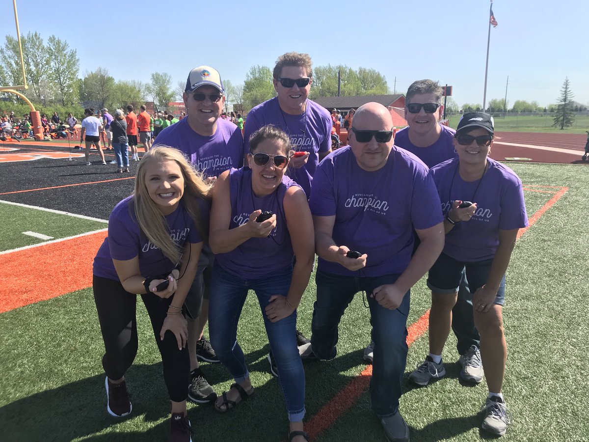 MhdJudes's tweet photo. Great group of #CrystalSugar #Volunteers timing #wheelchairraces at the @SpecialOlympics today! https://t.co/lwfEhuODfe