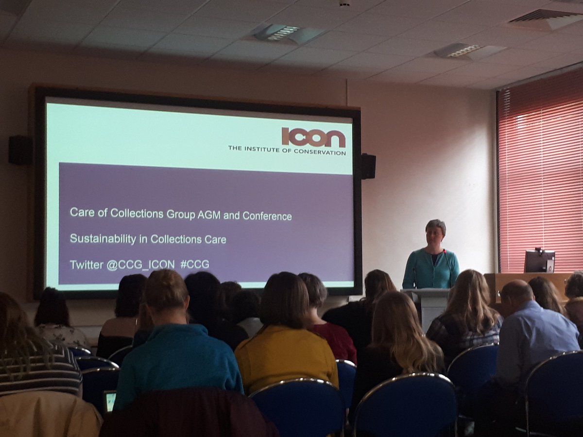dance_katherine's tweet photo. A fab day discussing #sustainability @CCG_ICON sustainability in collections care conference. Thanks to all the speakers #CCG https://t.co/wn6s9SJSV9