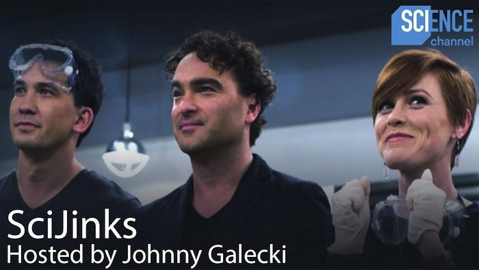 TVTango's tweet image. 🌟Watch tonight @ScienceChannel 10pm Premiere science-themed prank show #SciJinks w/ #JohnnyGalecki @jasonlatimer @tlynnr85 About: bit.ly/2rMHDmg