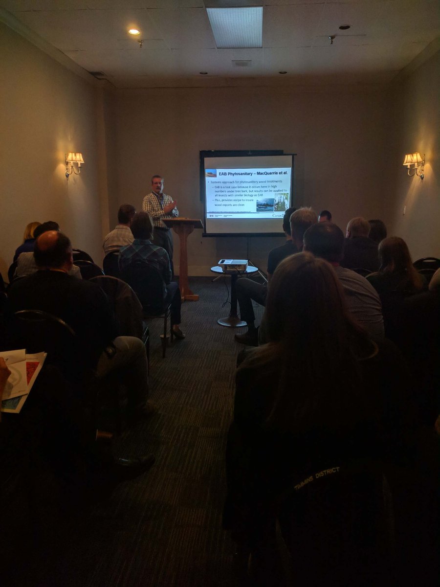 forestscanada's tweet photo. "Foresters have to keep current on the science related to forests to help better serve the public when practicing professional forestry." -Jeff Fidgen of @NRCan at #OPFA2018 https://t.co/wUPqMP3sdk