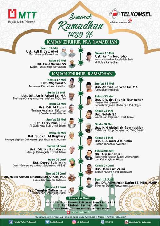 ferizandra's tweet photo. Telkomsel berencana mengundang para ustadz terkemuka untuk mengisi acara Kajian Zhuhur selama bulan Ramadhan 1439 H...

Entah kenapa gerombolan sebelah, yang selalu merasa dirinya paling toleran, keberatan atas acara yang diadakan oleh Telkomsel ini...

#TelkomselProUlama https://t.co/riJ5D32BE9