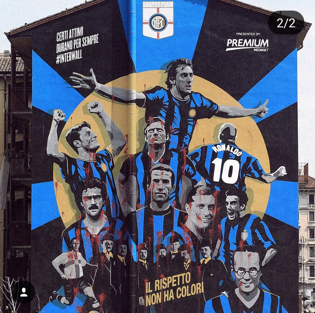 btd20_'s tweet photo. Il rispetto non ha colori e lo stile ne si compra ne si corrompe. Vi pisciamo in testa sempre, da sempre e per sempre 💙🖤 #respecthasnocolours #Inter #amala #InterWall https://t.co/6IqMJplnzb