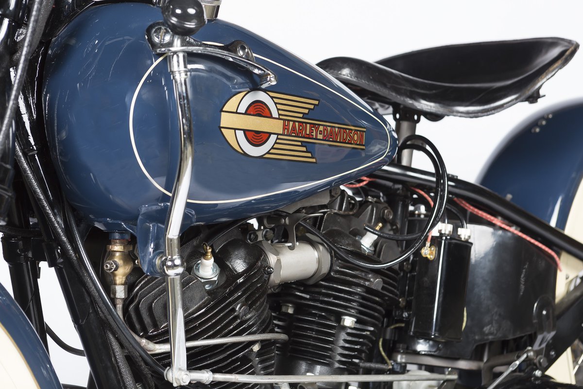 Closeups of the 1936 Harley-Davidson EL Knucklehead - restored by Dale Walksler - wheelsthroughtime.com/win-this-bike/